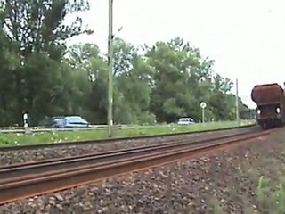 Eisenbahnen bei Namedy am Rhein, BR151, 2x BR101, 2x BR146