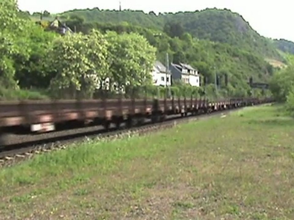 Alter bahnhof hatzenport a.d. mosel, cfl br185, br181, 3x br189, dbag br185, 7x br143