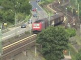 Lokzug, BR140, 2x BR155, 2x Railion BR185, 2x DBAG BR185 bei Neuwied am Rhein