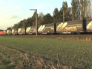 Linke Rheinstrecke Brühl - Walberberg, ICE II, 101, DBAG 185, Crossrail 185, 425, 111, 146, 460