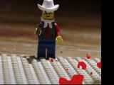 stop-motion lego duel western