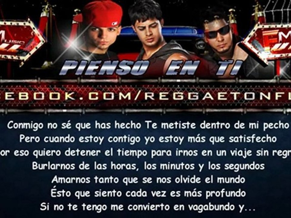 Pienso En Ti (Official Remix) - Eloy ft Rakim & Ken-y Reggaeton 2012 Con Letra/Lyrics