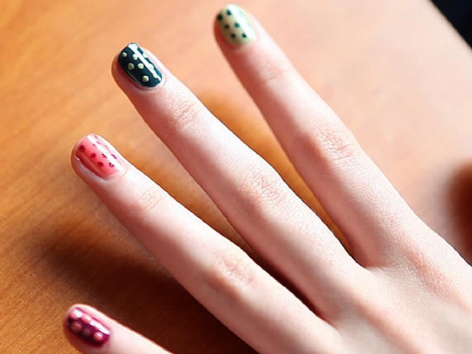 Nail Art - La manucure à pois