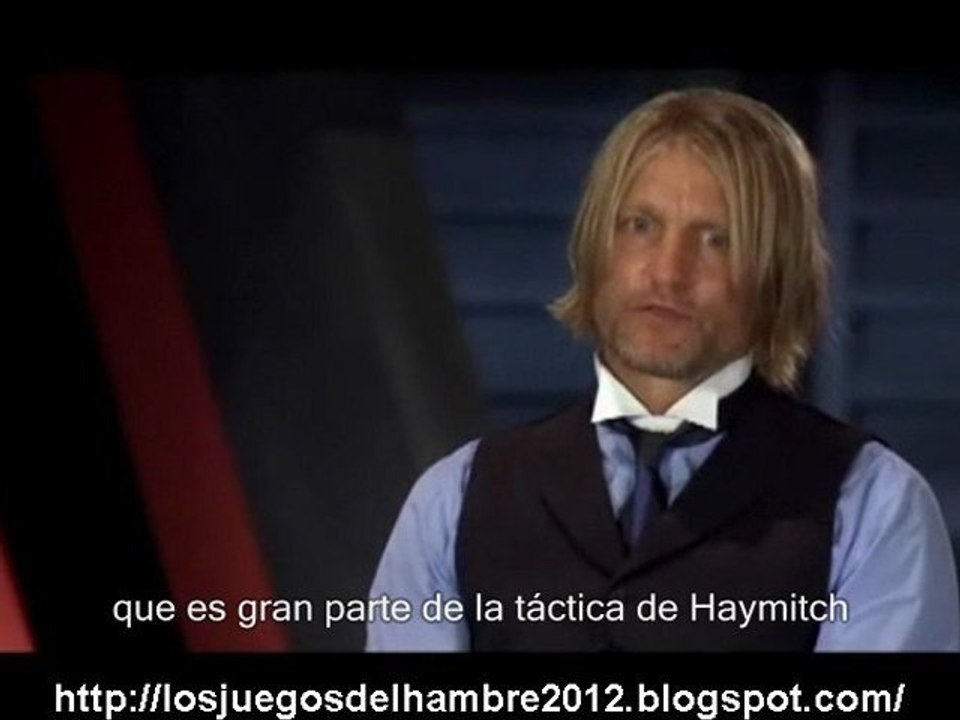 The Hunger Games cast interview Woody Harrelson subtitulos españ