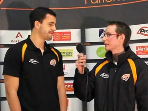 Interview de Thomas Poitrenaud après le derby RCNM-Béziers