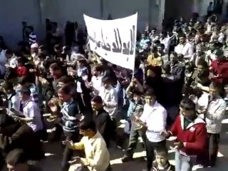 فري برس حماة  المحتلة كرناز  مظاهرة تشكر السعودية و قطر 13 3 2012