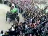 فري برس  حمص تشيع شهداء قرية طلف الحولة 13 3 2012