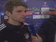 [HD]  Bayern Munich vs Basel 7-0 Interview Thomas Muller from Champions League 2012-03-13/14