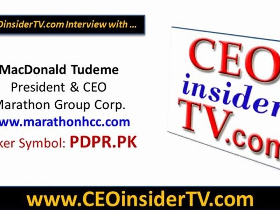 (PDPR) - Marathon Group (PDPR.PK) President on CEOinsiderTV