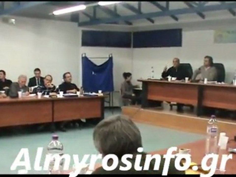 Καβγάς Χατζηκυριάκου - Βούλγαρη (12/3/2012)