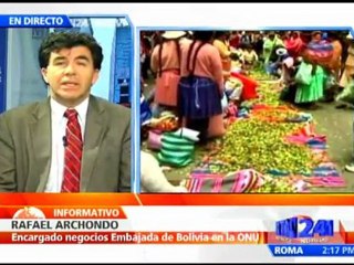 Embajada de Bolivia en la ONU habla sobre llamado para despenalizar masticado de coca