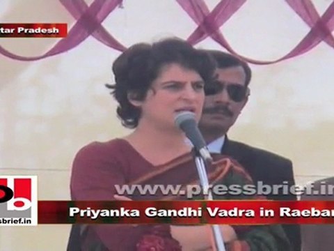 Priyanka Gandhi Vadra in Raebareli State Government remembers people only during elections