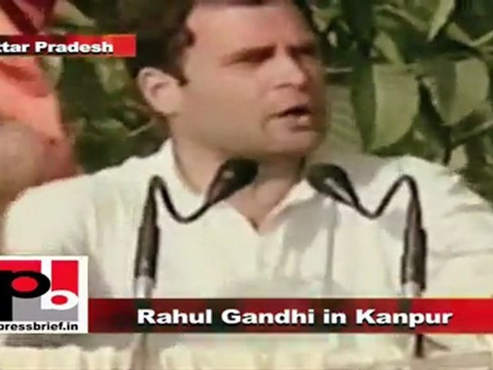 Rahul Gandhi in Kanpur: Mayawati, Mulayam do not realize the strength of the people