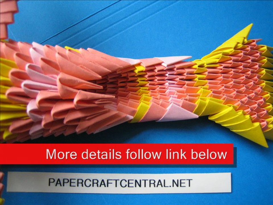 3D Origami Sea Lobster