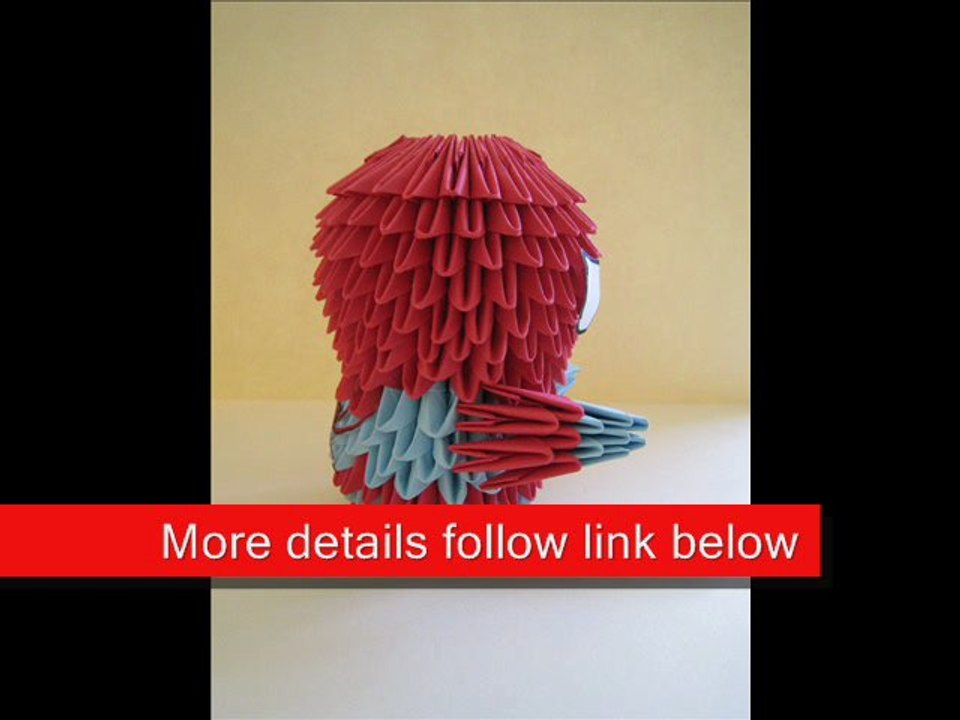 3D Origami Spiderman