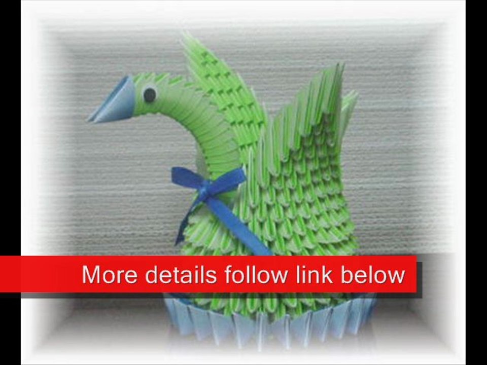 3D Origami Swan in Hibernation