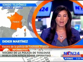 Vocero de la policía entrega informe sobre operación contra sospechoso de matanza en Toulouse