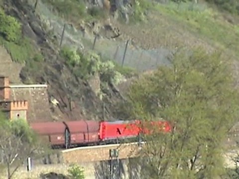 Oberwesel, CB Rail Class 66, WLB Taurus, BR101, 3x BR185, BR155, BR143, BR460, BR643