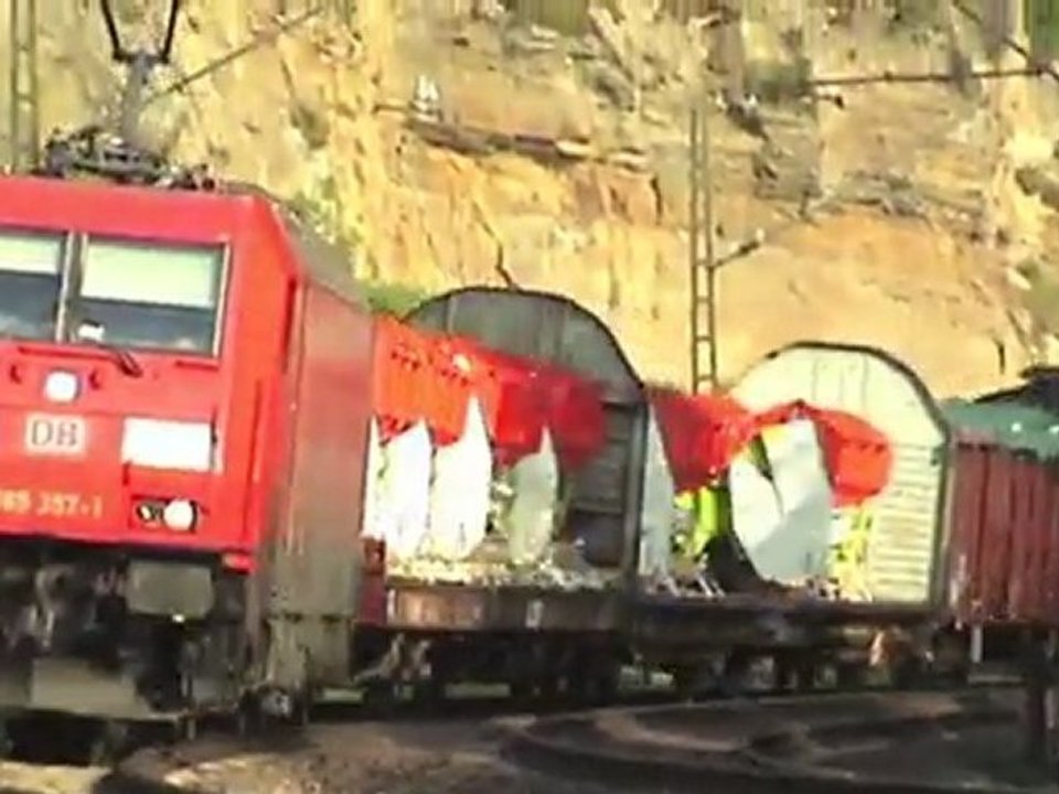 Südportale Loreley Tunnel, BR110, ERS Class 66, BR185, BR143