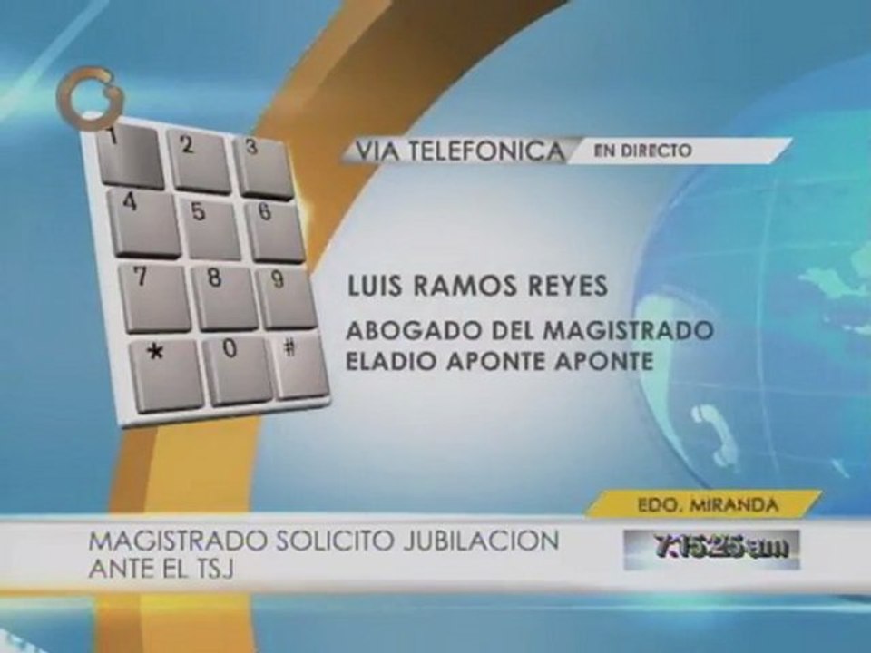 Magistrado Aponte Aponte solicitó la jubilación ante el TSJ