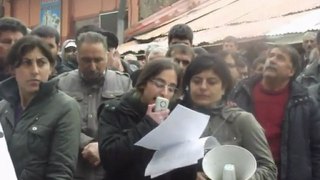 Dersim'de Sivas Davası Protestosu