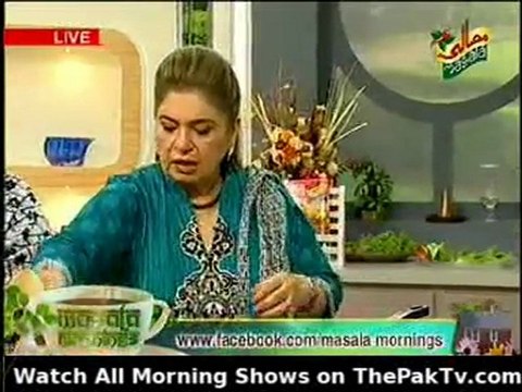 Masala Mornings with Shireen Anwar - 14th March 2012 - Part 2/3