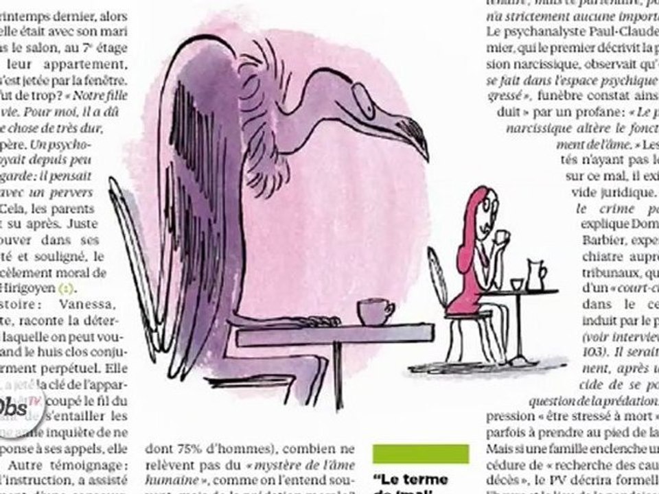 Dans l'Obs : les pervers narcissiques, les reconnaître, leur échapper