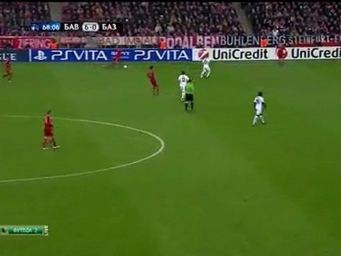 Лига Чемпионов - БАВАРИЯ – БАЗЕЛЬ - 2011-12 - 1-8 финала - Ответный матч -2-й тайм