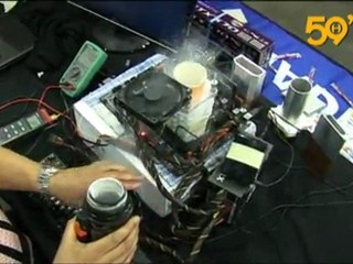 Démonstration d'Overclocking sous froid extrême (59 Hardware)