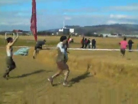 Passage des ultimes bottes de foin