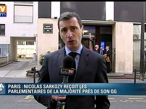 Les parlementaires UMP regonflés après leur déjeuner avec Sarkozy