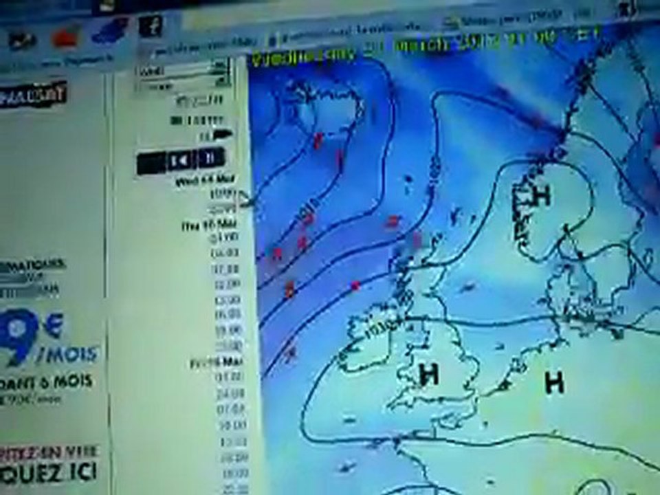 Prévision météo de jeudi 15 mars 2012 de gigi.