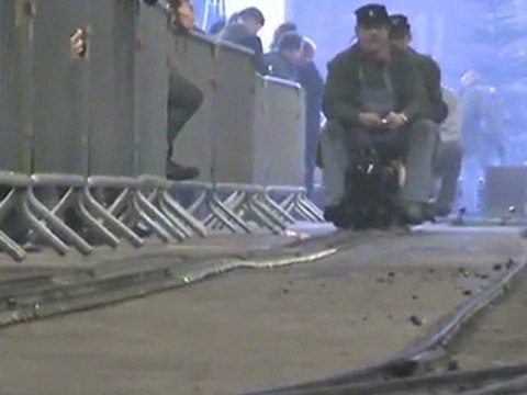 Lokparade am Ausweichbahnhof Echtdampfhallentreffen Sinsheim 10.01.09 Teil 001