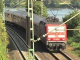 Bahnen bei Assmannshausen, TX Logistik E189, BR110, BR152, Railion BR185, DBAG BR185, BR143