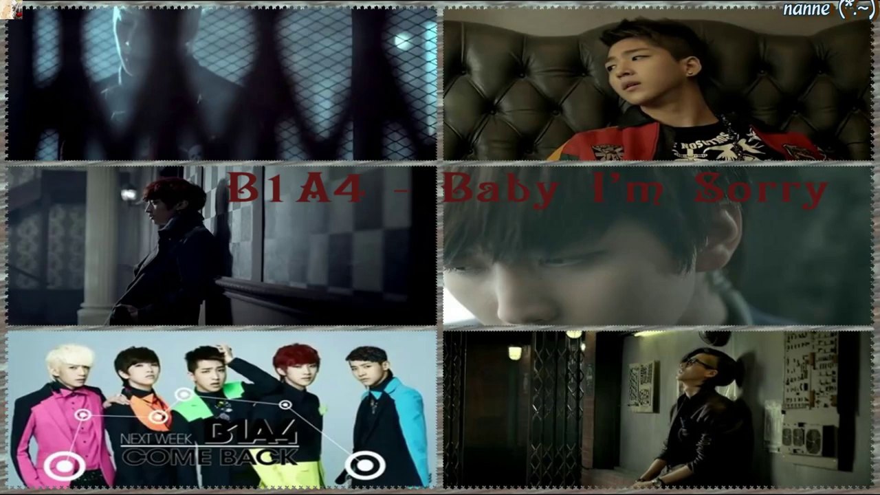 B1A4 - BABY I'M SORRY  Full MV [german sub]