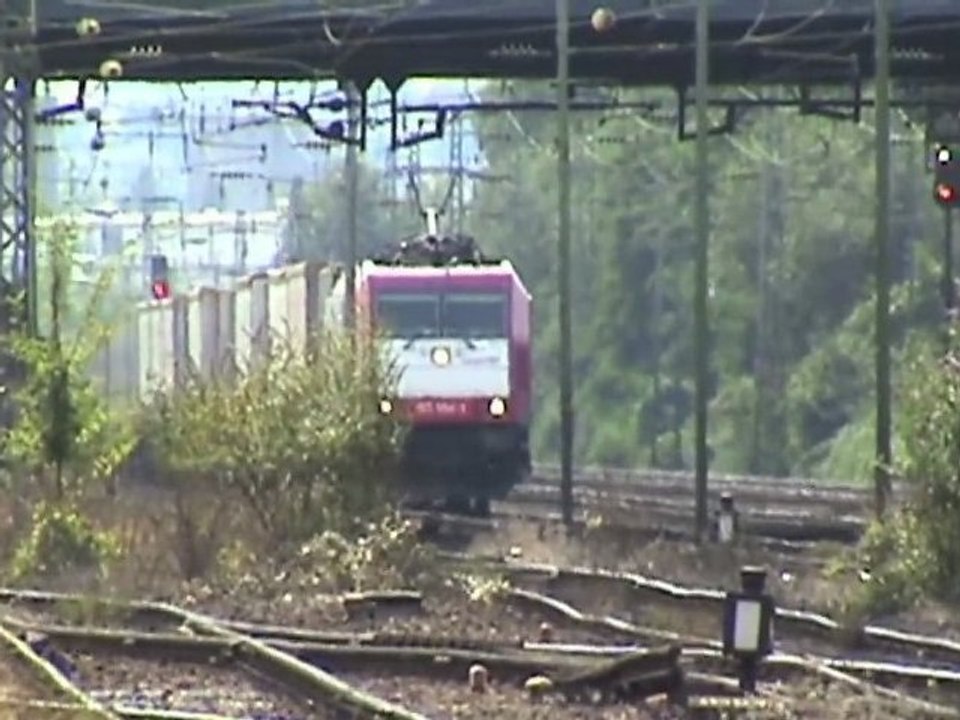 Rangierbahnhof Köln - Eifeltor, BR152, HGK Mak, Crossrail BR185, 3x DBAG BR185