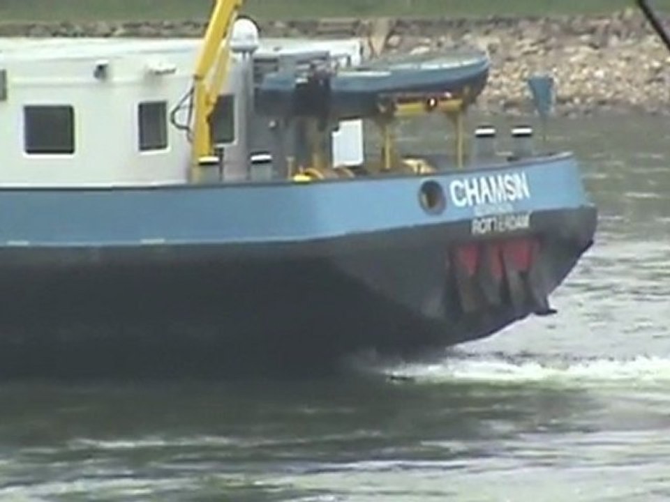 Züge und Schiffe bei Kamp-Bornhofen am Rhein, HGK BR145, ERS BR189, 3x DBAG BR185, BR427