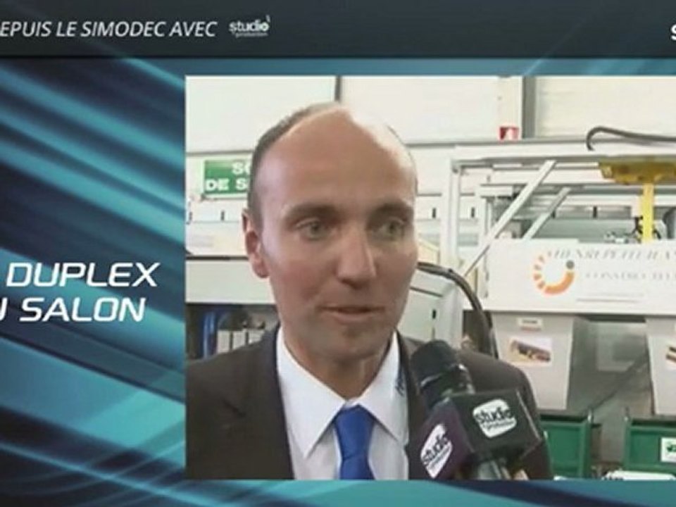 Patrice Armeni (Tornos) et Bernard Deperi (Iemca) présentent le Stylo Simodec 2012