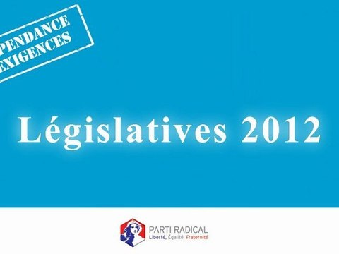 Elections législatives 2012 - Message de L. Hénart aux candidats radicaux
