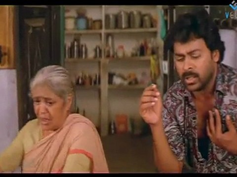 Gang Leader - Vijaya Santhi Comedy With Chiranjivi