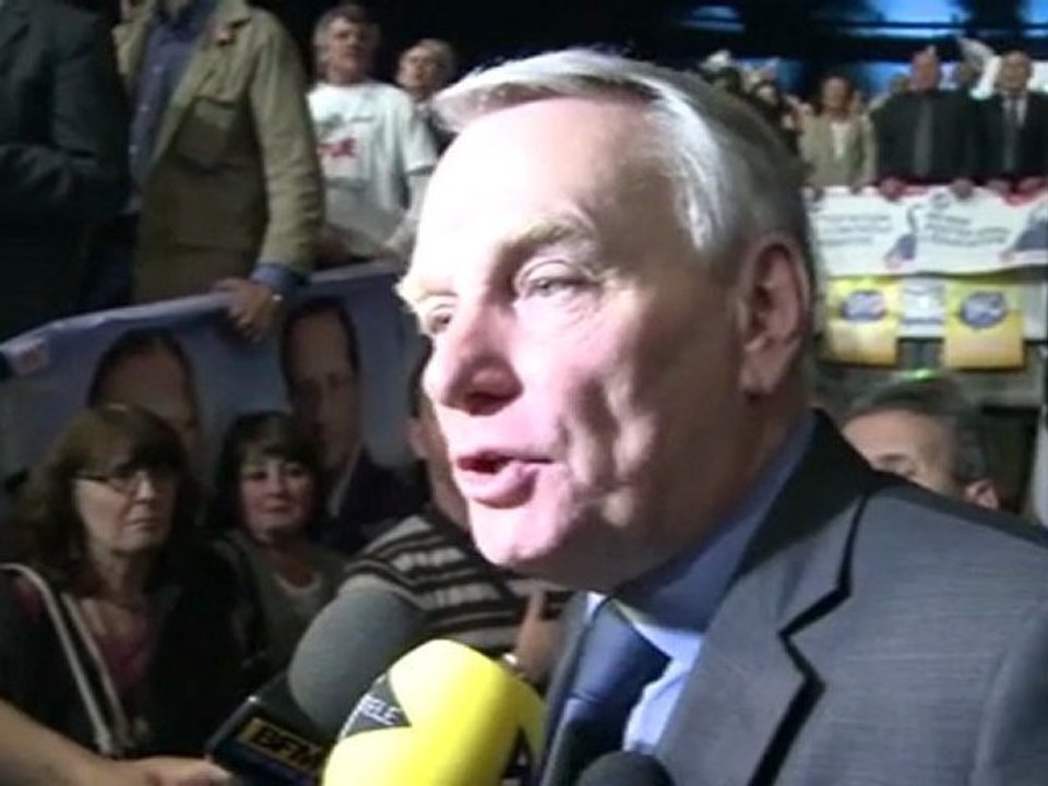 Meeting de François Hollande à Marseille : Jean Marc Ayrault