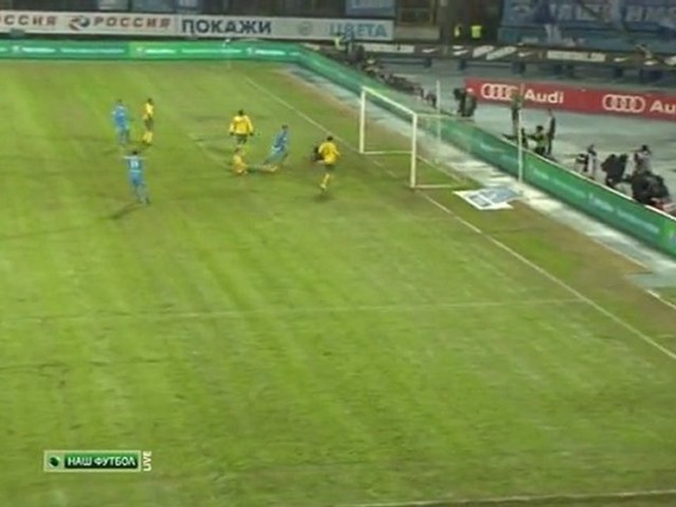 РФПЛ 2011/12. 34 тур. Зенит - Кубань 1-1 (1-1 Лазович)