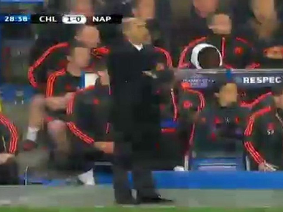 Chelsea 1-0 Napoli Gol de Drogba min 29