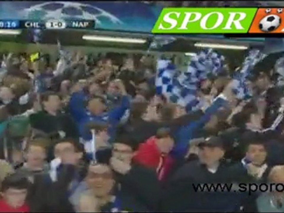 Chelsea 1 - 0 Napoli Goal D. Drogba