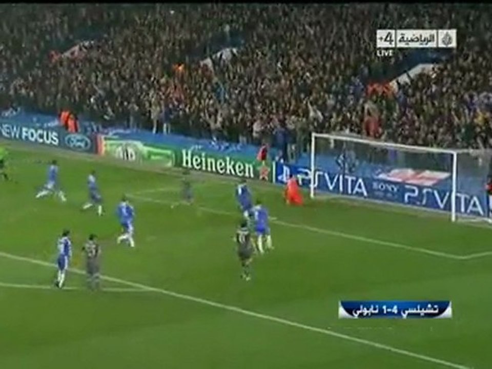 جميع اهداف مباراة تشيلسي ونابولي 1/4