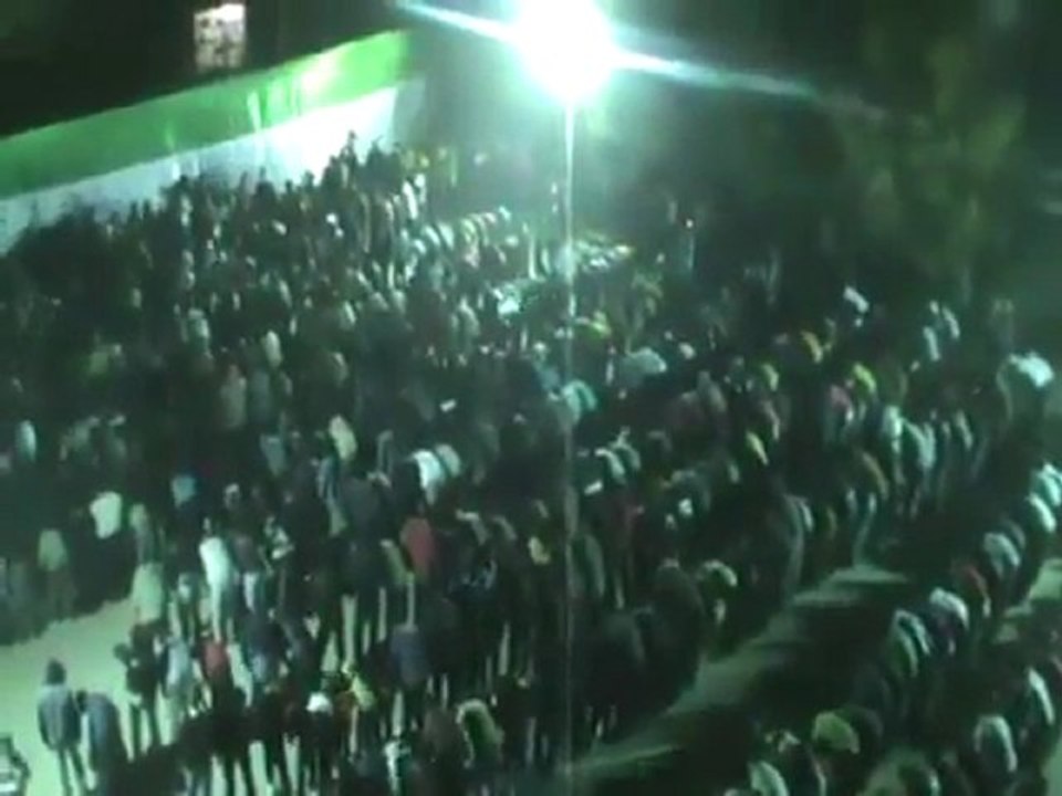 فري برس حمــاة المحتلة مظاهرة جنوب الملعب 13 3 2012