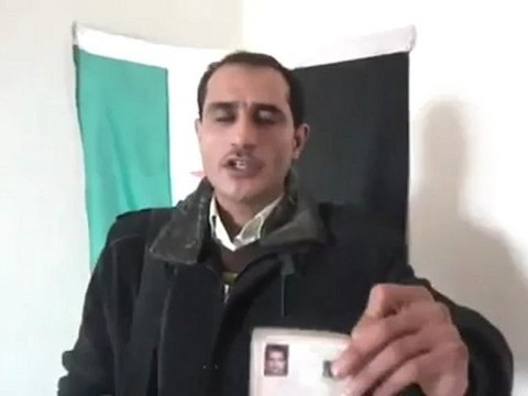 فري برس ‫حلب انشقاق الشرطي محمد عثمان من الامن الداخلي‬ 14 3 2012