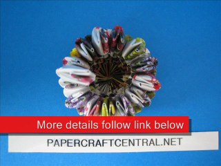 3D Origami Toothpick Holder