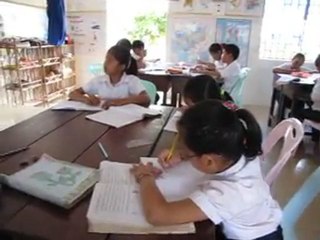 en cours avec les enfants