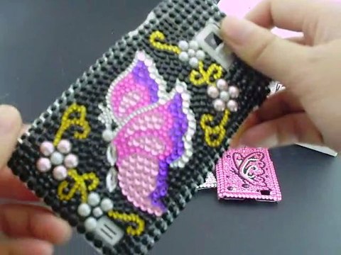 Butterfly Samsung i9100 Galaxy S II S2 Rhinestone Case